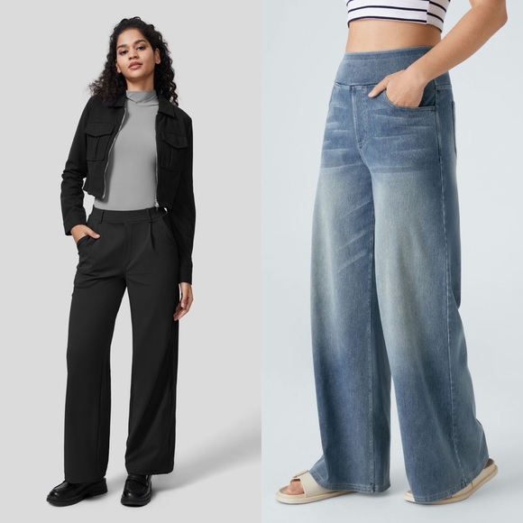 Halara wide leg bundle! size 8-10 (M) - Picture 1 of 12